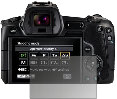 Produktbild von Blickschutzfolie für Canon EOS Ra matt Schutzfolie Folie Display Schutz dipos