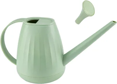 Obrázek produktu pro 2litrová konev, zahradní konev, konev na pokojové rostliny, zahradní nářadí pro vnitřní použití, lehká konev s dlouhým výtokem, na zahradní květiny, sukulenty a zelené rostliny