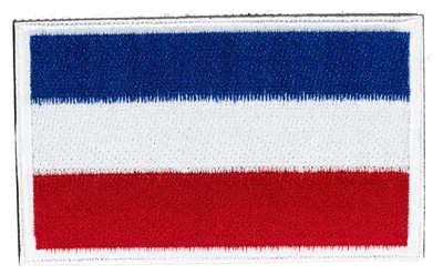 Image de SCHNORR Pays-Bas : Patch brodé représentant un pays/un drapeau, dimensions 80 x 50 mm