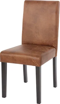 Obrázek produktu pro Jídelní židle Littau, kuchyňská židle Židle, látka/textil  imitace semiše, tmavé nohy