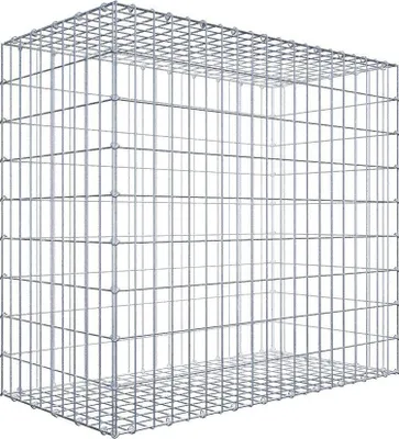 Immagine prodotto di Gabbione 100 cm x 90 cm x 50 cm (L x H x P), maglia 5 cm x 10 cm, anello a C