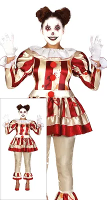 Produktbild von Guirca Gestreiftes Clown-kostüm Für Damen  XL  XL