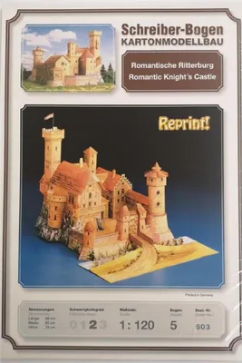 Produktbild von Schreiber-Bogen Kartonmodellbau Romantische Ritterburg TT
