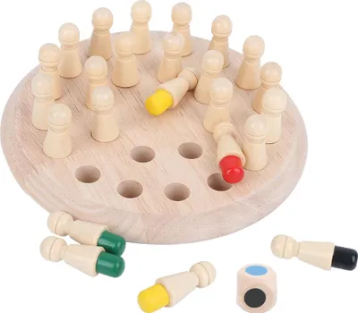 Obrázek produktu pro Memory Matchstick šachová hračka, dřevěná barva, interakce rodič-dítě, vzdělávací