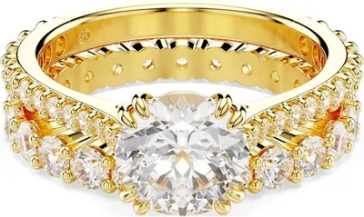 Produktbild von Swarovski Stilla Ring 5693510-h Damenring special set, Ringgröße:52 / 6