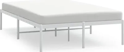 Obrázek produktu pro vidaXL Postelový rošt kovový bílý 135x190 cm