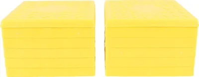 Image de 12 blocs de mise à niveau RV emboîtables avec sac portable, cric robuste et empilable pour caravane, camping, voiture