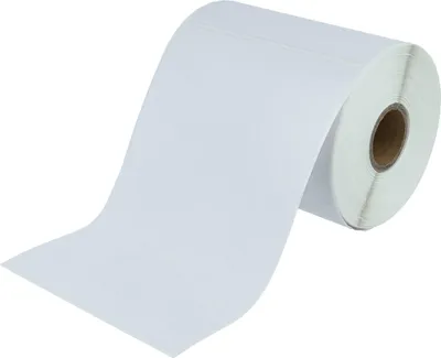 Produktbild von vhbw Rolle 152,4mm x 101,6mm (250 Etiketten) kompatibel mit Zebra 105SL, GK420t, 105SE, GK420d, LP2642, GX430t, LP2242, GX420t, DA402 Drucker Weiß