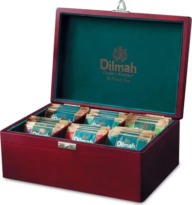 Obrázok produktu pre Dilmah 60 čajov v drevenej krabičke