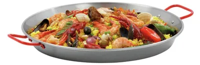 Immagine prodotto di Padella per paella in acciaio lucido, 420 mm