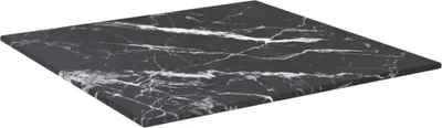 Obrázek produktu pro vidaXL Stolová deska černá 40x40 cm 6 mm tvrzené sklo ve vzhledu mramoru