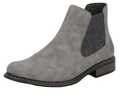 Obrázek produktu pro Dámské kotníkové boty Chelsea značky Rieker, model Z4994-40, barva šedá, velikost 39