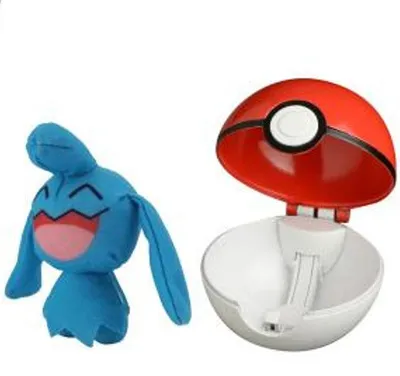 Obrázek produktu pro Pokémon Pokeball Action Set s plyšovou figurkou Pikachu Bisasam Pummeluff Enton Isso