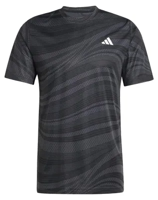 Produktbild von Adidas Herren Tennis T-Shirt Grafik Club Climacool Schwarz / Carbon XS