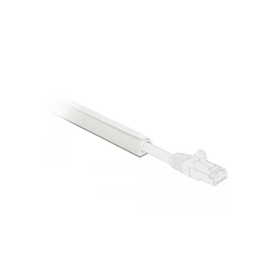 Image de DELOCK Mini goulotte de câblage autobloquante 10x10mm 1m blanc