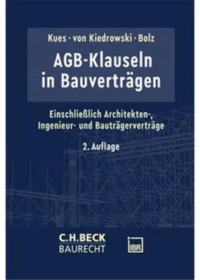 Obrázek produktu pro AGB-Klauseln in Bauverträgen