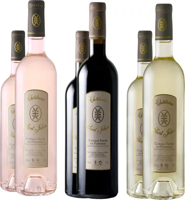 Produktbild von Set of  Chateau Saint Julien – 6x75cL - rose 2021, Blanc 2021, Rouge 2019