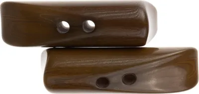 Image de Bouton - lot de 3 pièces - 50 x 15 mm - Vert