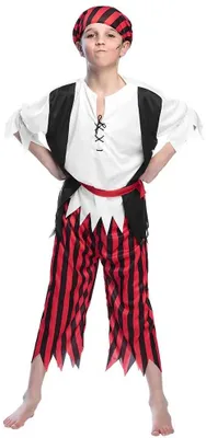 Immagine prodotto di Boland - Costume da bambino Pirate Jack - Costume da pirata 7-9 anni