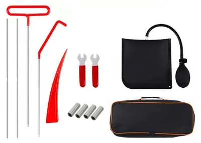 Image de Lot de 12 outils de réparation polyvalents, crochet d'extraction pour sellette d'attelage de camion, 1 jeu d'outils d'urgence robustes pour l'extérieur et la voiture