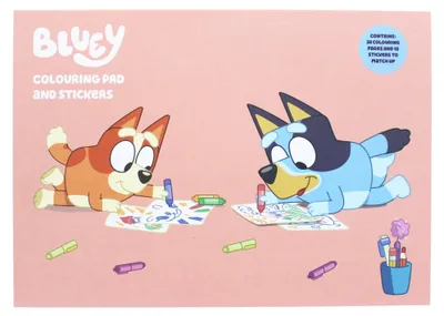 Produktbild von Bluey Malbuch A4 & Sticker Set