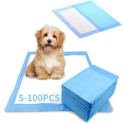 Image de Tapis d'entraînement pour chiots et chiens - Tapis jetables pour chiens - Très absorbants - Anti-fuites - Neutralisent les odeurs - 33 x 45 cm, 100 pièces