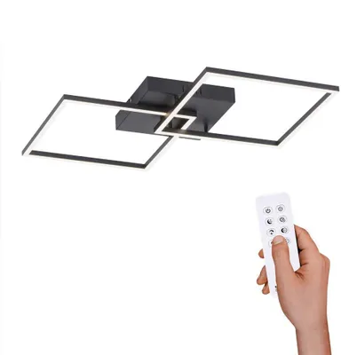 Produktbild von Leuchten Direkt LED Deckenleuchte Iven, schwarz