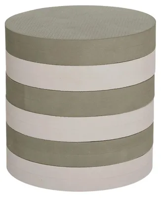 Produktbild von OYOY MINI Iro Stacking Stool M107579 Kinderhocker Spielmodul aus EVA Schaum Olive Clay Würfelhocker skandinavisch