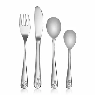 Produktbild von reer 22238, Kleinkind-Besteck, Edelstahl, Edelstahl, Junge/Mädchen, 1 Person(en), Box