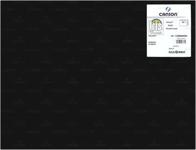 Image de Carton Iris 50x65cm 185gr noir -25u-
