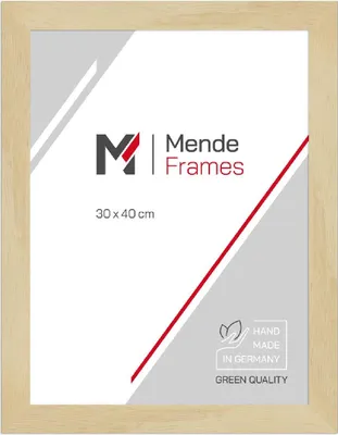 Produktbild von MendeFrames H970 Holzrahmen natur 15x20 cm mit Kunstglas und Aufsteller