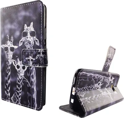 Produktbild von Handyhülle Tasche für Handy Samsung Galaxy S7 3 Giraffen