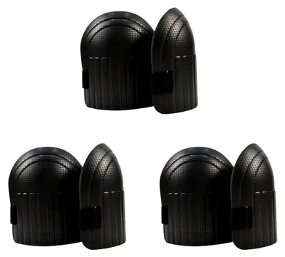 Produktbild von Knieschoner 13mm Extra Dicke Verstellbar 3 Paar Set Wasserdicht EVA für Arbeit und Garten