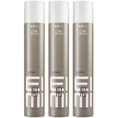 Produktbild von Wella EIMI Dynamic Fix Haarspray 3 x 500ml flexibler Halt UV-Schutz 45 Sek..