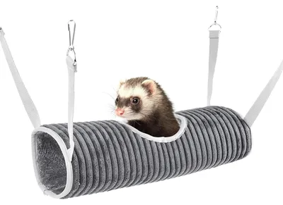 Productafbeelding van Hangmat voor kleine dieren, cavia-tunnelbed en speelgoed