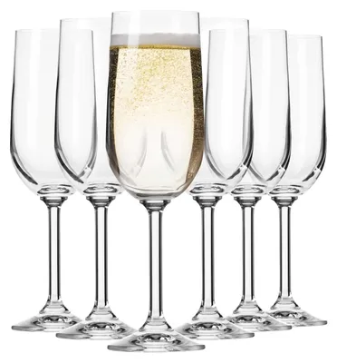 Champagnergläser Set 6er, 210 ml, Kristallglas, Kollektion Gema