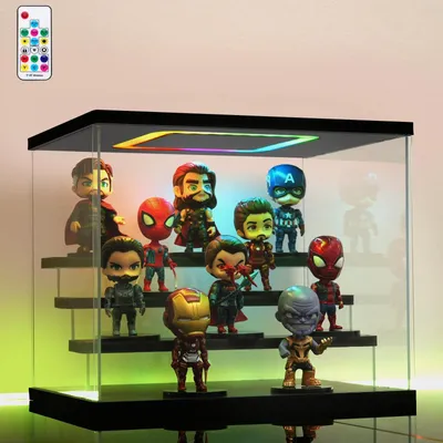 Image de Vitrine en acrylique avec éclairage LED RGB