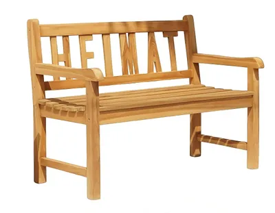 Produktbild von Gartenbank HEIMAT 2-Sitzer aus Teak | Wetterfest & Langlebig