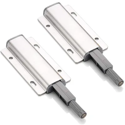 Produktbild von Push Türöffner Elektromagnetische Tür 2 Stück Push Türmagnet Türschließer Kraft Drücken Sie die Tür auf Magnetschloss Schranktürschieber Schublade Möb