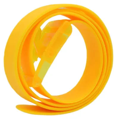 Productafbeelding van MESHIKAIER Riem van siliconen, 45 x 1,4 inch, bonbonkleur, modieus, uni, met gesp