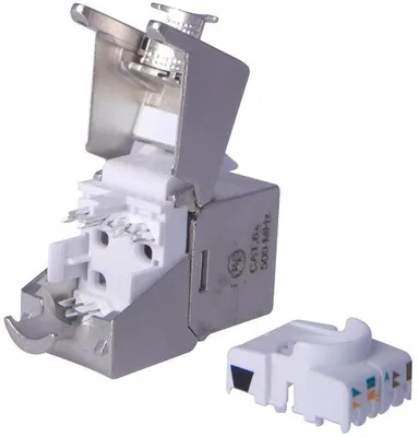 Immagine prodotto di DIGITUS DN-93617-24 Modulo Keystone Cat.6A(deep) schermato, grigio