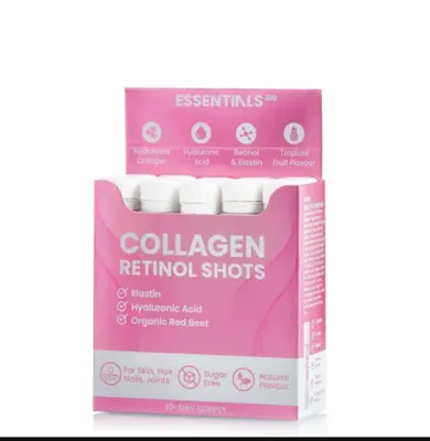 Image de Swedish Nutra ESSENTIALS 100 Collageen Retinol Shots (paquet de 10)