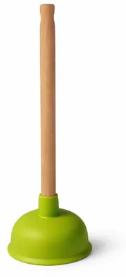 Produktbild von Ausgussreiniger 140mm mit Stiel grün