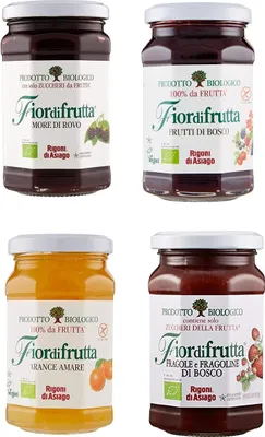 Produktbild von Testpaket Rigoni di Asiago Fiordifrutta  Brotaufstriche Konfitüre 4 x 250 g