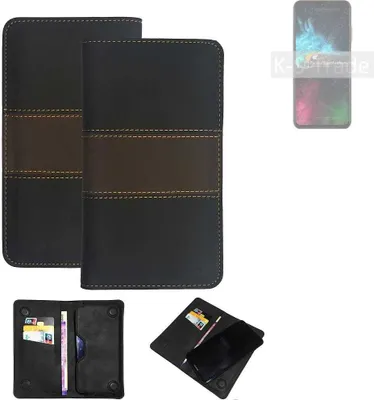 Produktbild von K-S-Trade Hülle Handyhülle kompatibel mit Ulefone Note 12 Schutzhülle Walletcase Bookstyle Tasche Schutz Case Handytasche Wallet Cover Kunstleder