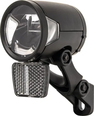 Image de Phare avant Herrmans H-Black MR8 D Dynamo, noir, on/off feu de position