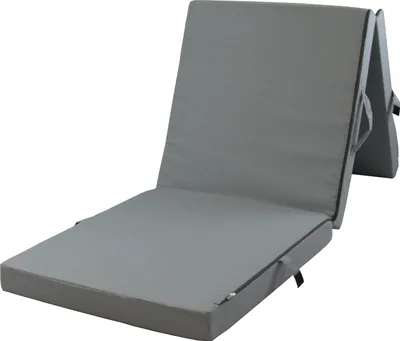 Produktbild von Herlag Klappmatratze Junior grau, 190x60 cm, Gästebett, Faltmatratze