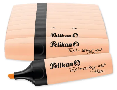 Obrázek produktu pro Pelikan 817363, 10 kusů, Oranžová, Rozšířený hrot, Oranžová, Krabice, Německo