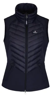Produktbild von Kingsland Weste Damen Classic Hybrid Softshell Reitweste Navy XS