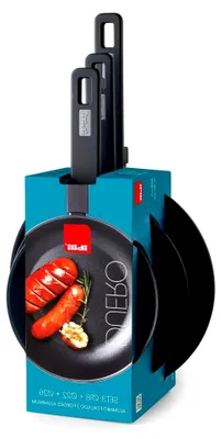 Produktbild von 3-teiliges Pfannen-Set Duero, 18 + 22 + 26 cm, geschmiedetes Aluminium, antihaftbeschichtet, induktionsgeeignet